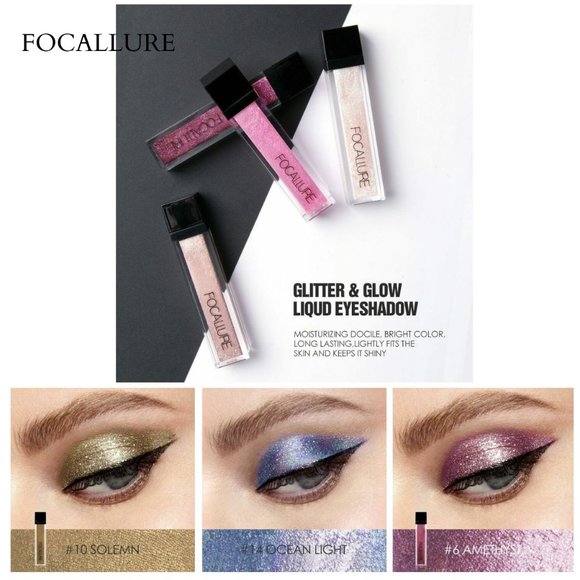 Focallure Makeup Focallure Glitter Liquid Eyeshadow 4 Poshmark